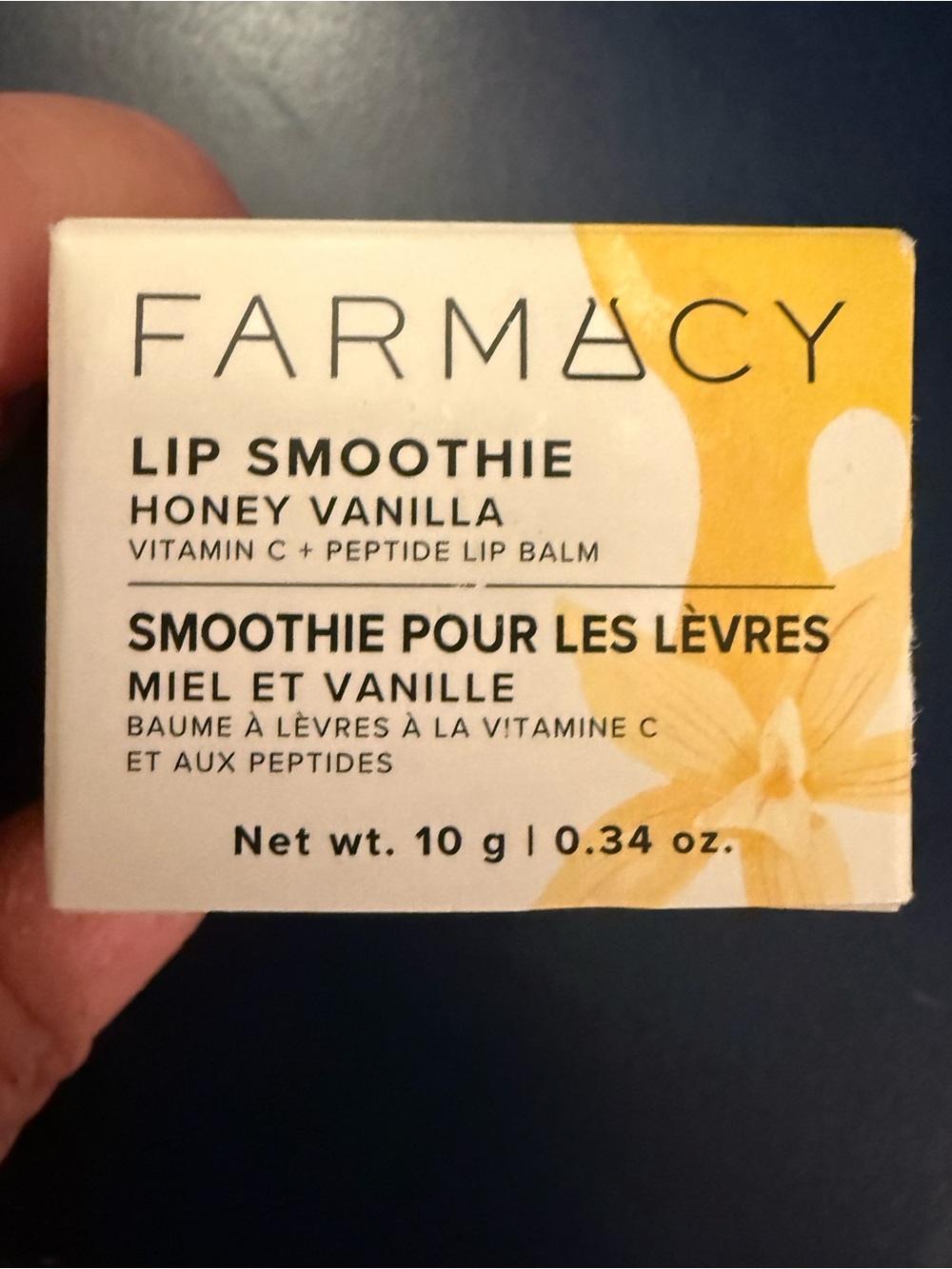 Farmacy Lip Smoothie Honey Vanilla Lip Balm - Yellow & White